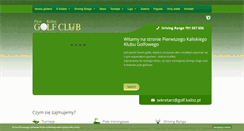 Desktop Screenshot of golf.kalisz.pl