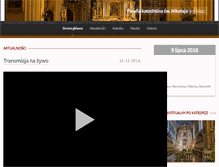 Tablet Screenshot of katedra.kalisz.pl