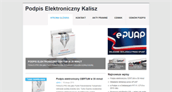 Desktop Screenshot of podpiselektroniczny.kalisz.pl
