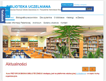 Tablet Screenshot of bu.pwsz.kalisz.pl