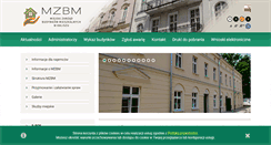 Desktop Screenshot of mzbm.kalisz.pl