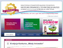 Tablet Screenshot of not.kalisz.pl