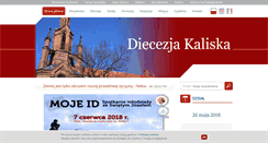 Desktop Screenshot of diecezja.kalisz.pl