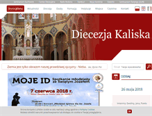 Tablet Screenshot of diecezja.kalisz.pl