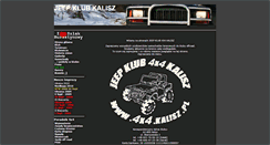 Desktop Screenshot of 4x4.kalisz.pl