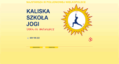 Desktop Screenshot of joga.kalisz.pl