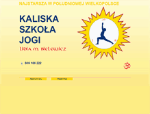 Tablet Screenshot of joga.kalisz.pl