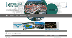 Desktop Screenshot of inwestycje.kalisz.pl